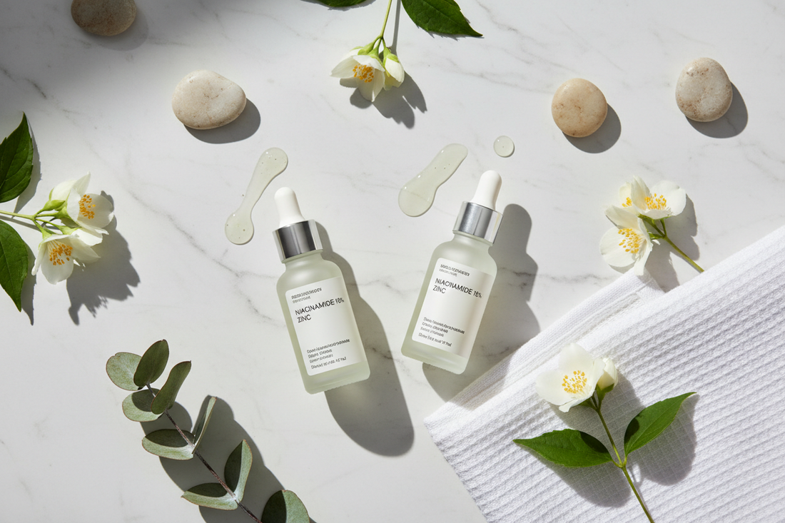 Niacinamide skincare serums The Ordinary and Korean beauty products for brightening and pore care | Glow Darling Pakistan