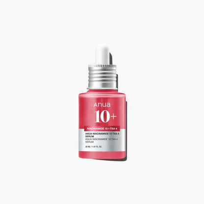 Anua Niacinamide 10% + TXA 4% Serum 30ml bottle with brightening and dark spot treatment formula