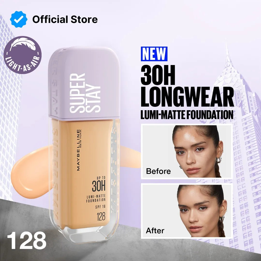 Maybelline Super Stay Lumi Matte Foundation product benefits for flawless full coverage