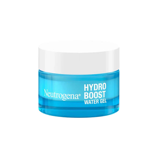 Neutrogena Hydro Boost Water Gel jar with hyaluronic acid for intense hydration and oil-free moisture