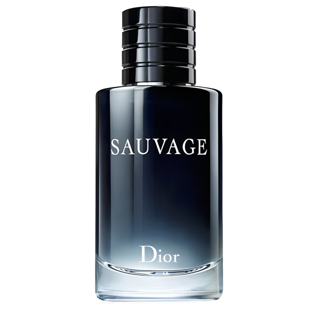 Sauvage Dior Eau de Toilette bottle with fresh spicy fragrance for men