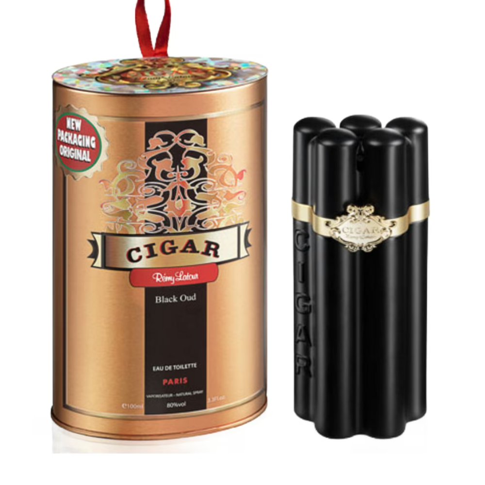 Cigar Black Oud Eau de Toilette Perfume 100ml bottle with rich oud and woody fragrance