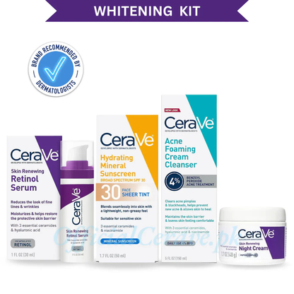CeraVe 4-in-1 Glow Kit set with essential ceramides for healthy skin barrier and hydration