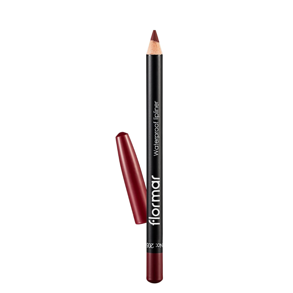 Flormar Lip Pencil collection showing variety of nude, pink, and bold shades for every look