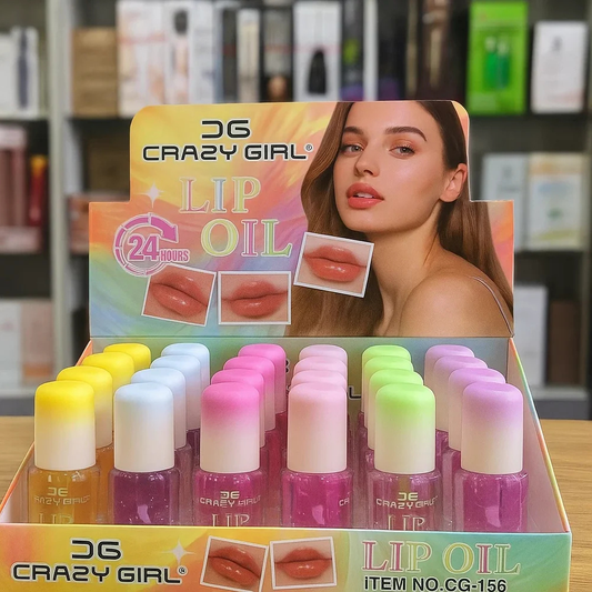 Crazy Girl Lip Oil with nourishing formula for glossy hydrated lips