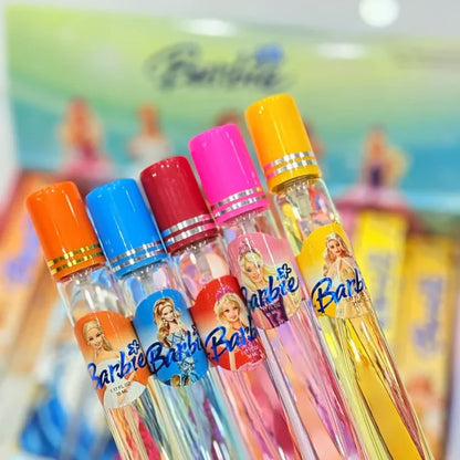 Barbie Pen Perfume Pack of 5 packaging showing pink Barbie-themed fragrance pens