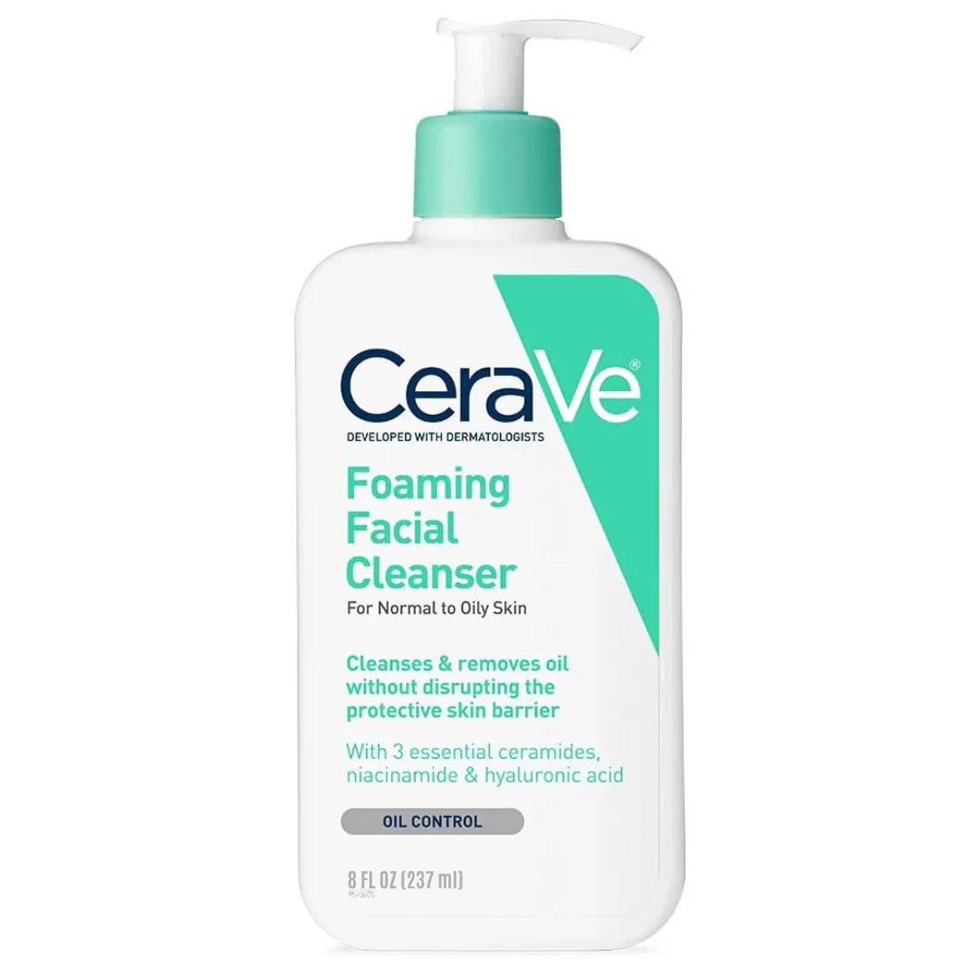 CeraVe Foaming Facial Cleanser product benefits for refreshing deep cleansing without stripping skin