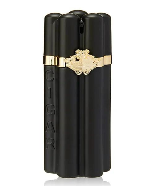 Cigar Black Oud Edt Perfume packaging with luxurious black oud scent for men