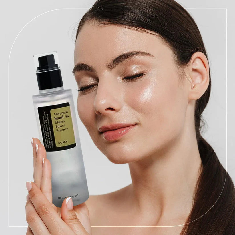 COSRX Advanced Snail 96 Mucin Power Essence texture showing lightweight essence formula