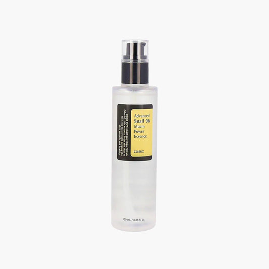 COSRX Advanced Snail 96 Mucin Power Essence bottle with 96% snail secretion filtrate for hydration and repair