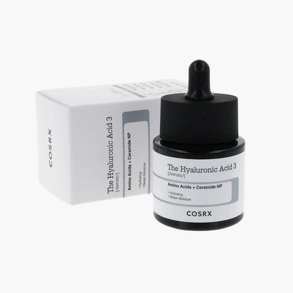 Cosrx Hyaluronic Acid 3 Serum texture showing lightweight hydrating serum consistency