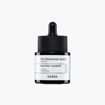 Cosrx Hyaluronic Acid 3 Serum 20ml bottle with triple hyaluronic acid for deep hydration