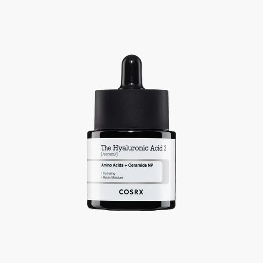 Cosrx Hyaluronic Acid 3 Serum 20ml bottle with triple hyaluronic acid for deep hydration