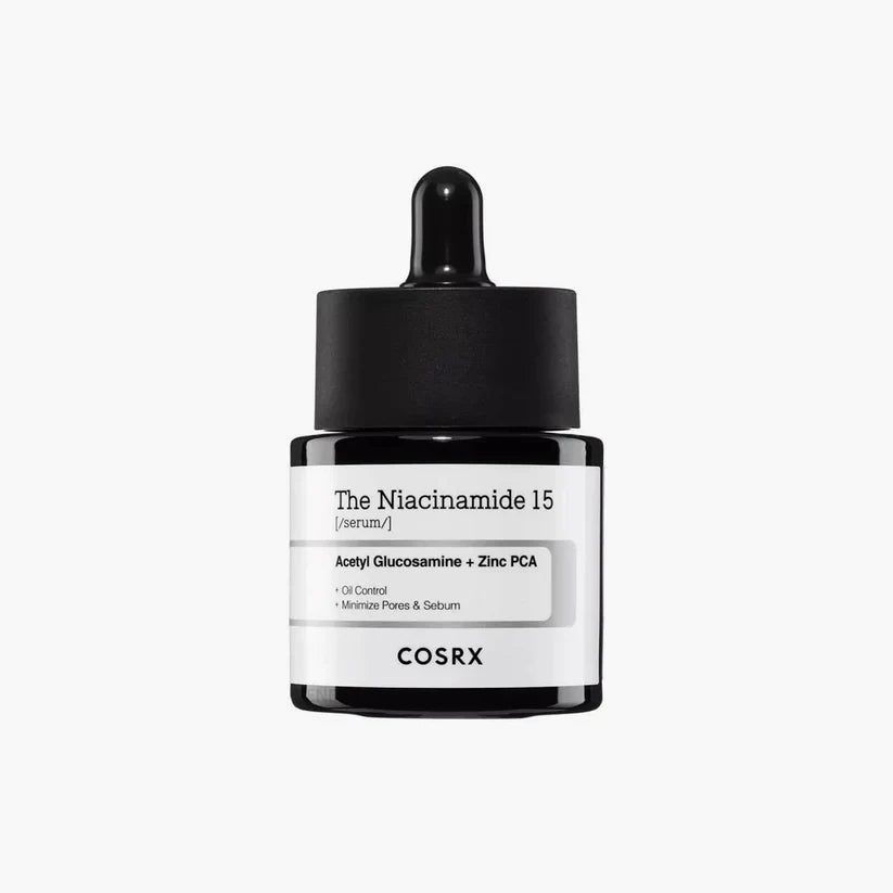 Cosrx The Niacinamide 15 Serum 20ml bottle with 15% niacinamide for brightening and pore care