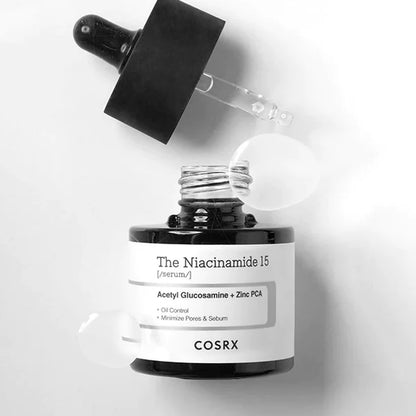 Cosrx The Niacinamide 15 Serum texture showing concentrated brightening formula