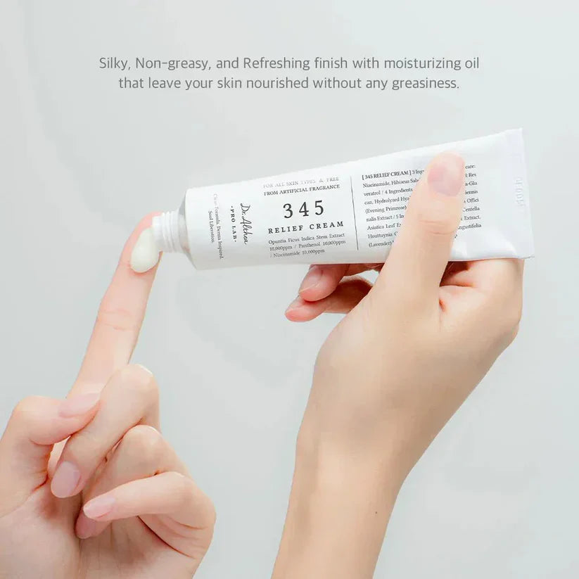 Dr. Althea 345 Relief Cream product benefits and calming ingredients information