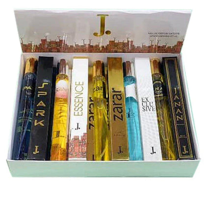 J. Perfume Gift Set pack of 5 pen perfumes with portable spray pens for women