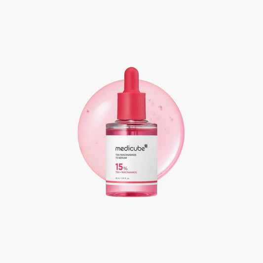 Medicube TXA Niacinamide 15 Serum 30ml bottle with 15% niacinamide for brightening and dark spots