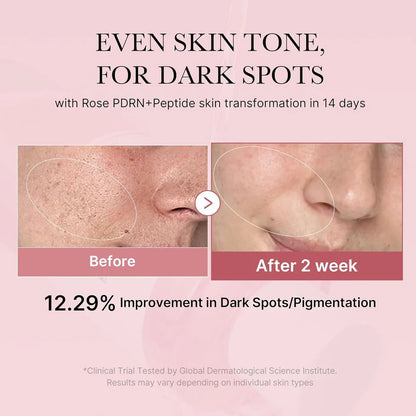 Medicube PDRN Pink Cica Soothing Toner texture showing lightweight hydrating formula