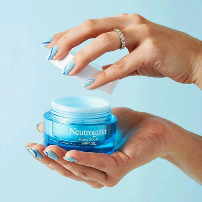 Neutrogena Hydro Boost Water Gel texture showing lightweight water-gel consistency