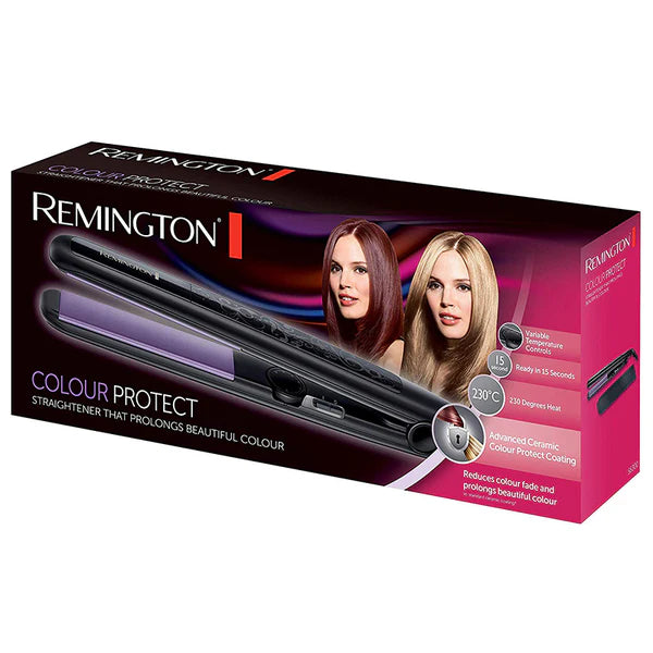 Remington S6300 Hair Straightener with Colour Protect technology for safe heat styling on color-treated hair