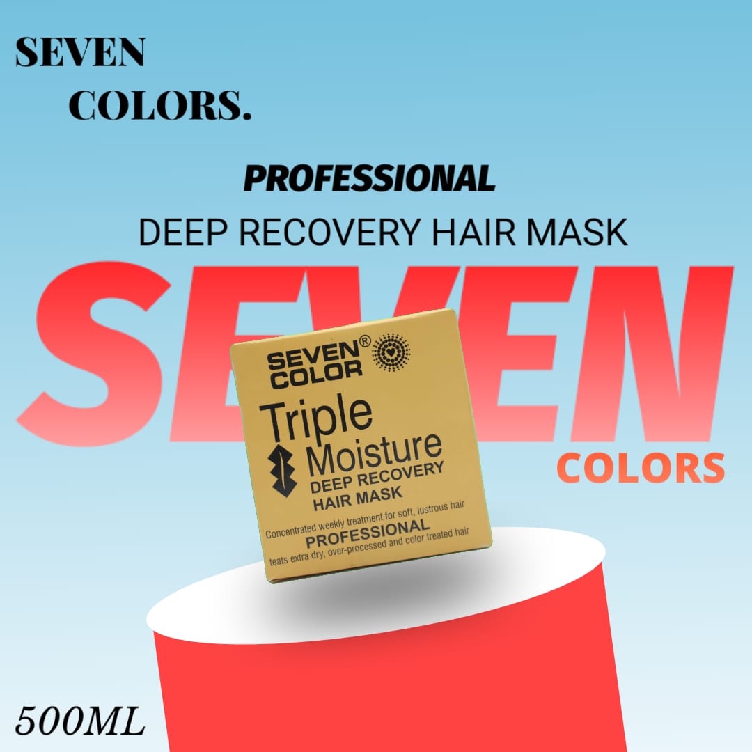 Seven Color Triple Moisture Hair Mask for deep hydration and nourishment