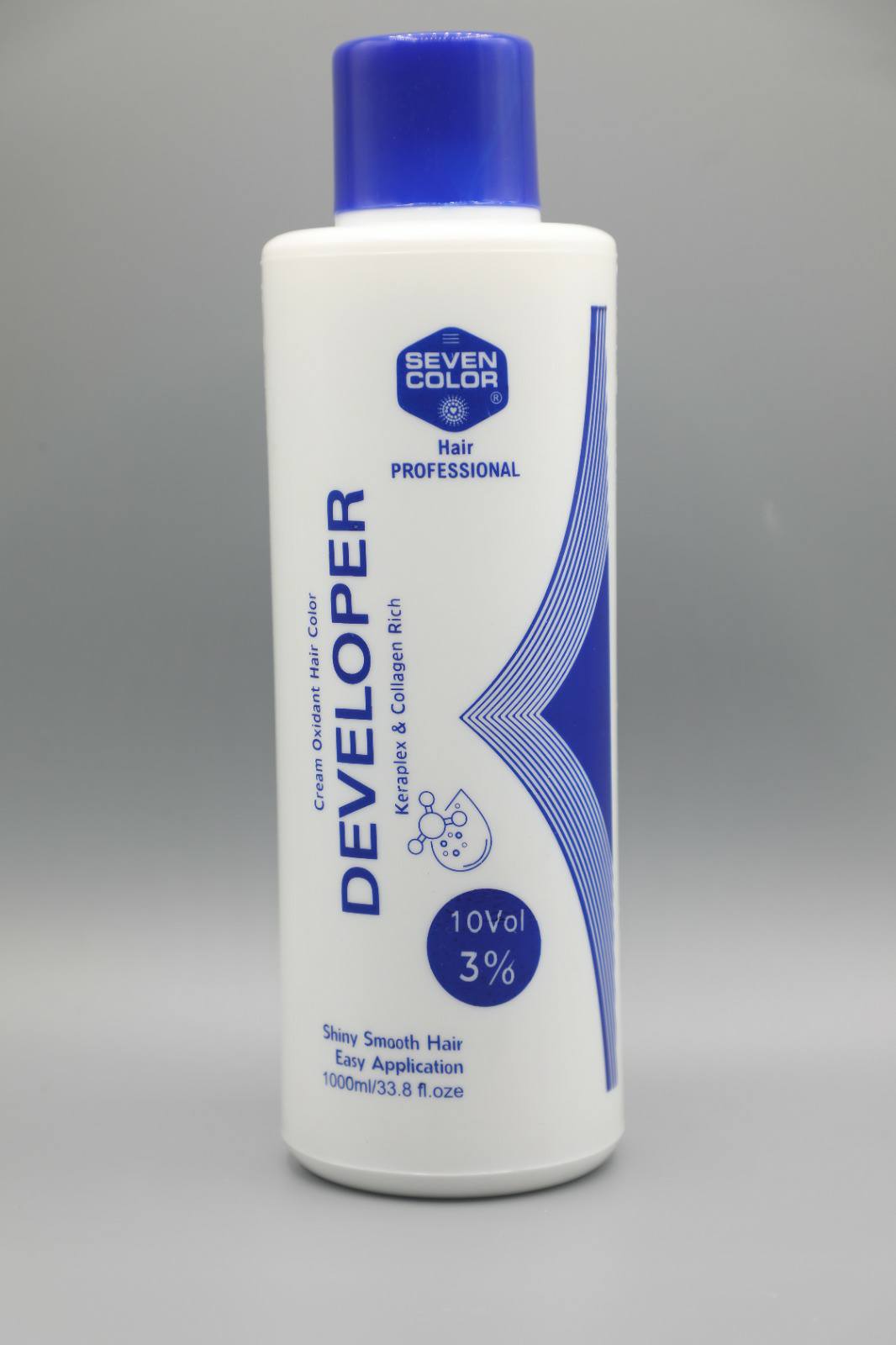 Seven Color Developer Volume packaging showing professional-grade oxidizing formula