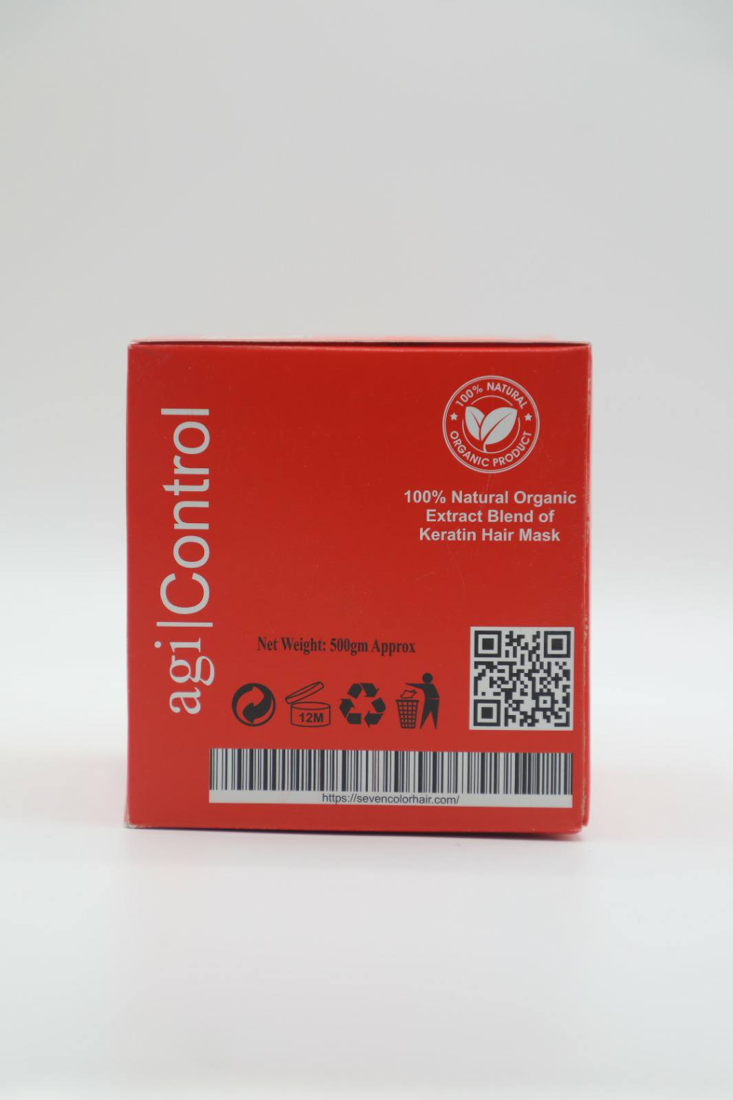 Seven Color Hair Mask product display with intensive treatment for damaged hair