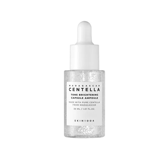SKIN1004 Madagascar Centella Tone Brightening Capsule Ampoule bottle with brightening and dark spot treatment formula