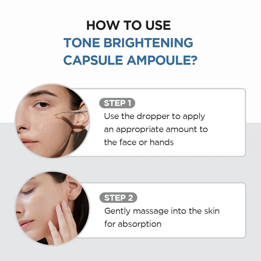 SKIN1004 Tone Brightening Capsule Ampoule texture showing lightweight brightening serum