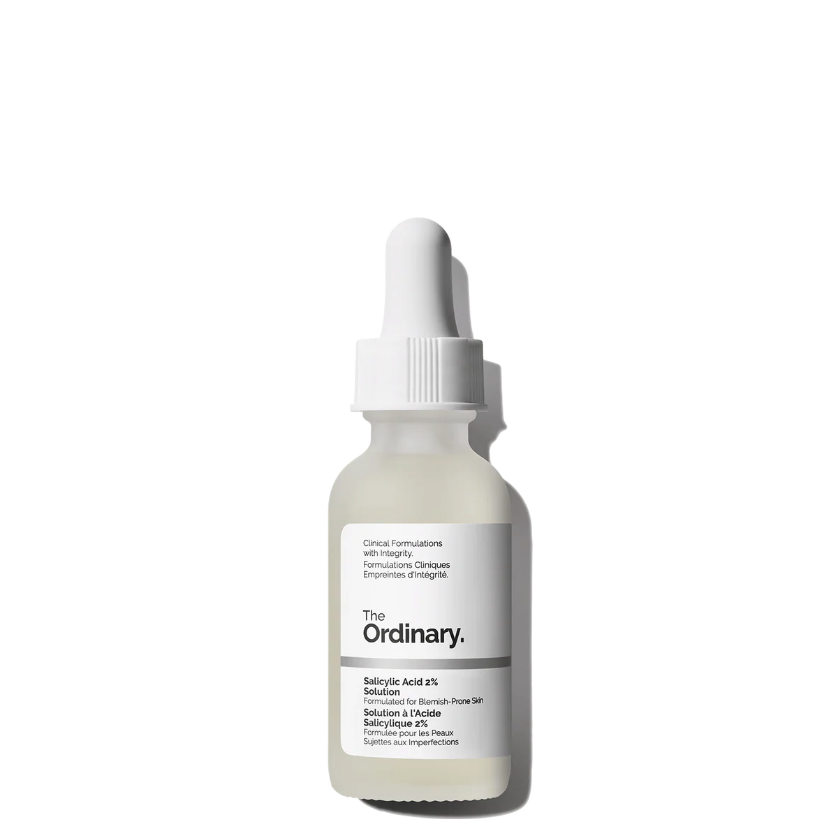 The Ordinary Salicylic Acid 2% Solution bottle for exfoliation and blemish treatment