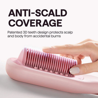 Wavytalk Pro Steam Hair Straightener Brush product benefits for salon-quality straightening at home